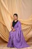 Cotton purple saree
